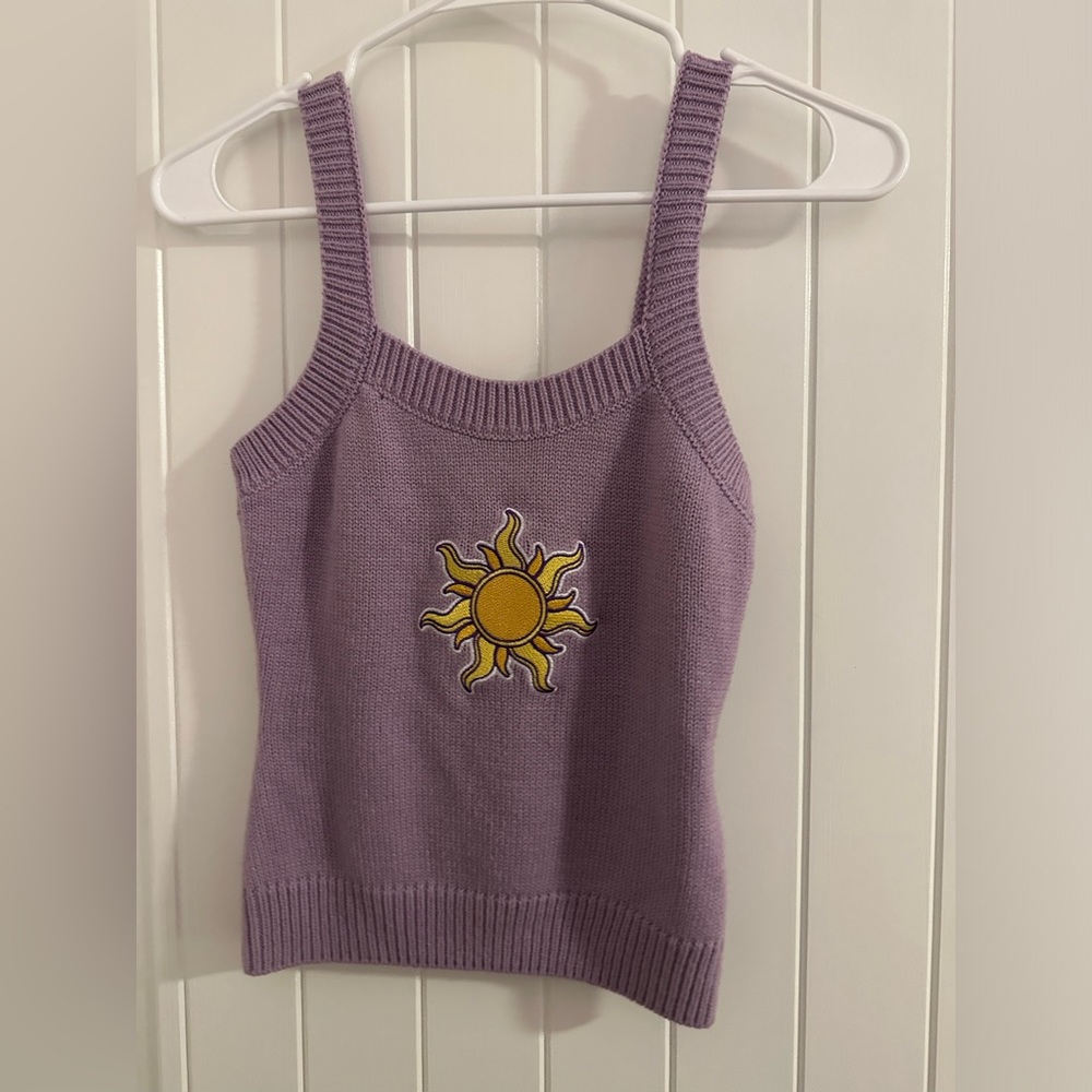 Tangled knit tank
